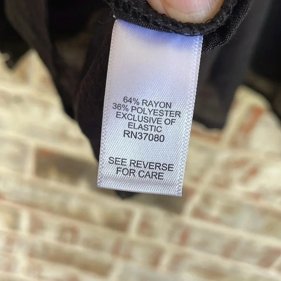 Cato Black Peasant Ruffled Neck Balloon Sleeved Gauzy Blouse - Picture 9 of 10